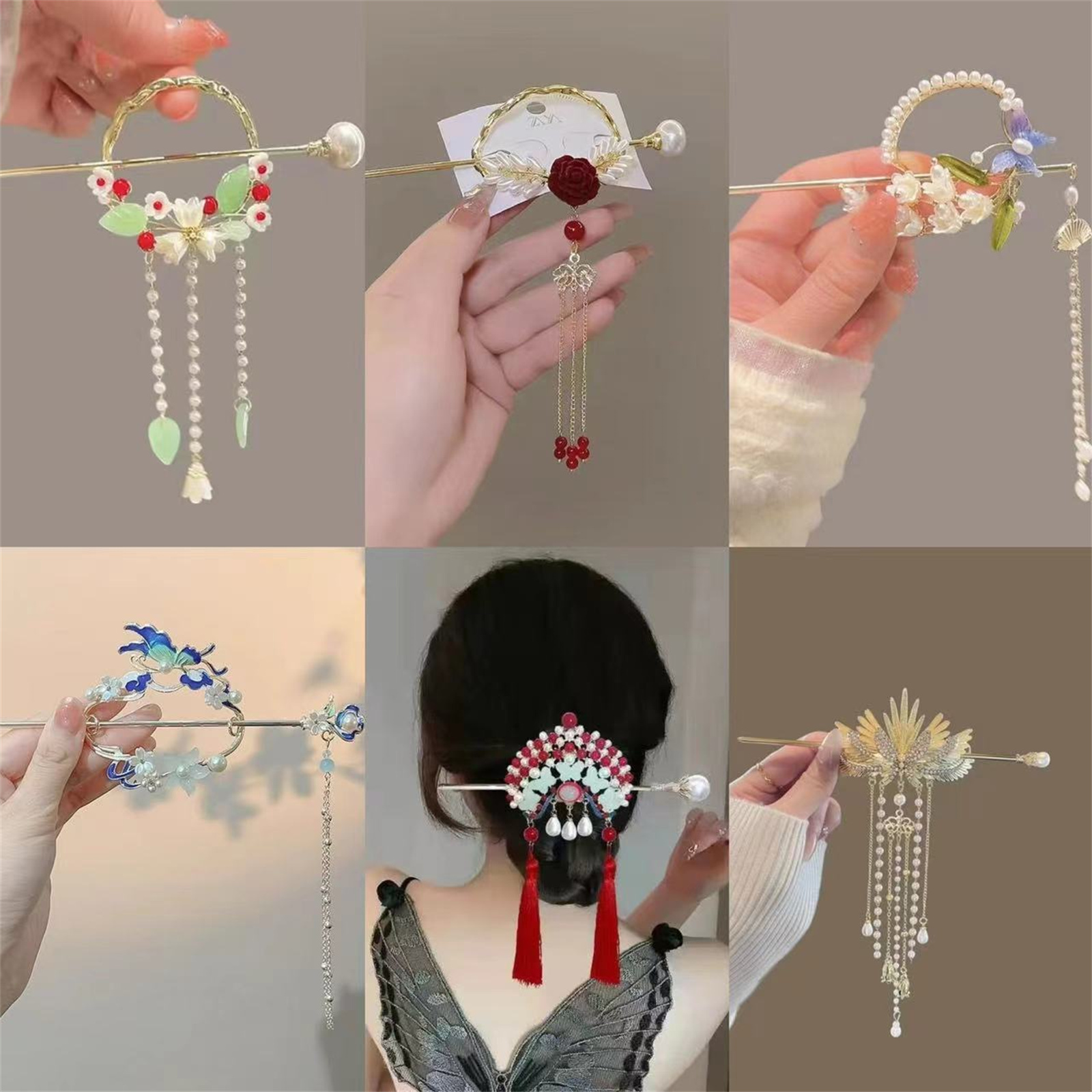 Florist Supplies - Ethnic Style Hairpin For Women Exquisite