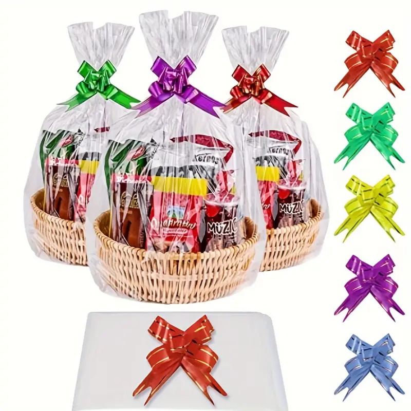 20/50 piece large clear cellop - Cellophane Wrap Clear avaliação e preço