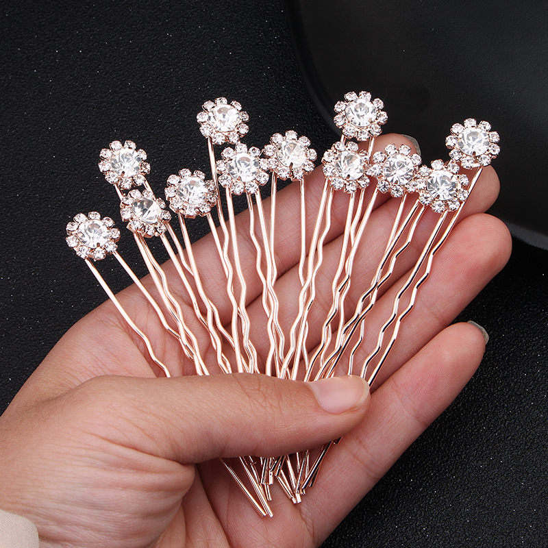12PK/Set Fashion Rhinestone Fl - Florist Supplies avaliação e preço