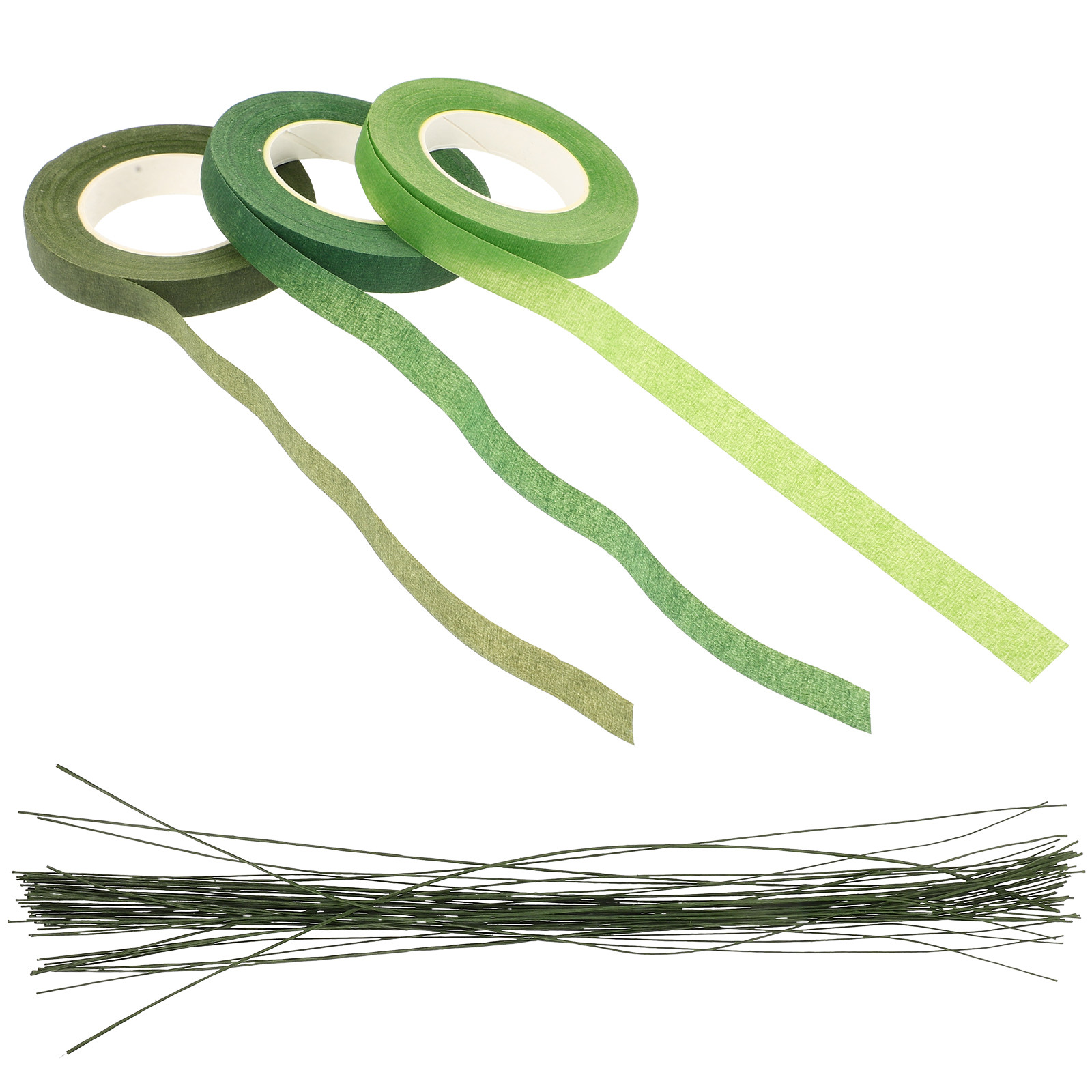 1Set Floral Stem Wire and Tape - Wire Stem Florist avaliação e preço