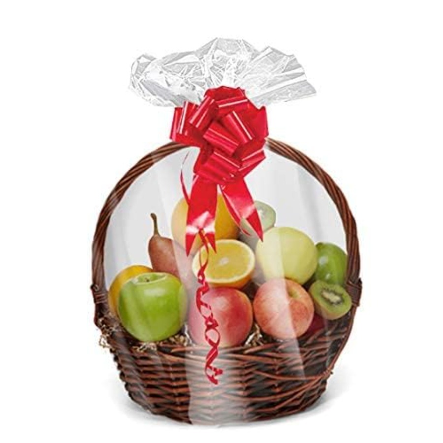 Shrink Wrap Basket Bags 20 Pac - Cellophane Wrap Clear avaliação e preço