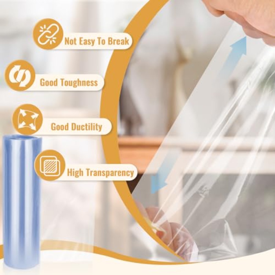 90PCS Shrink Wrap Bags for Chr - Cellophane Wrap Clear avaliação e preço