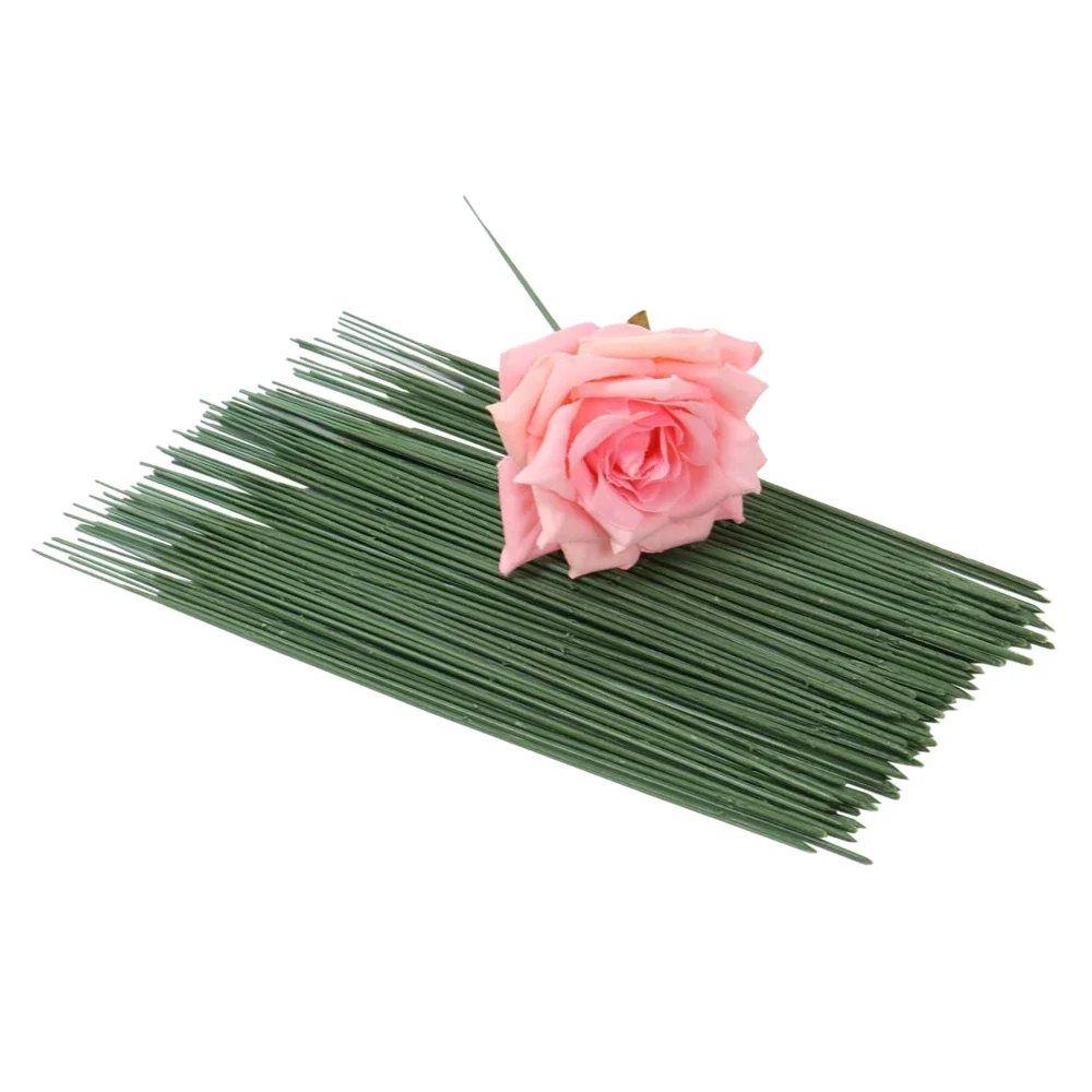 100PCS Artificial Potted Stem  - Wire Stem Florist avaliação e preço