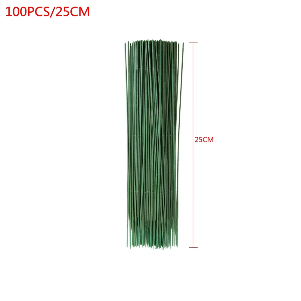 100PCS Artificial Potted Stem  - Wire Stem Florist avaliação e preço