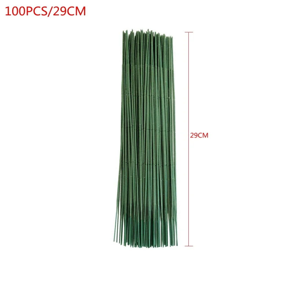 100PCS Artificial Potted Stem  - Wire Stem Florist avaliação e preço