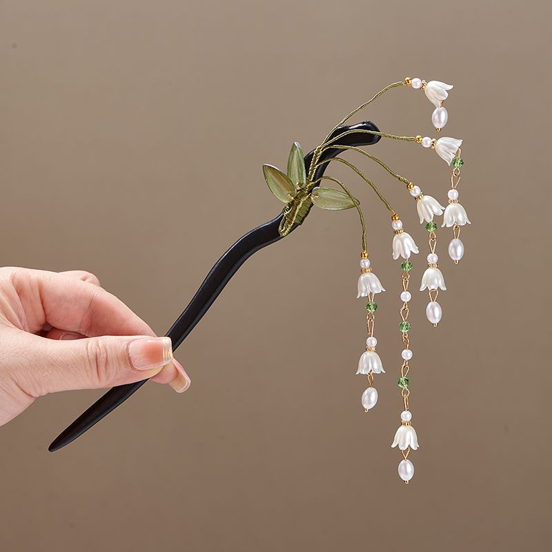Wooden Flower Hairpin Vintage  - Florist Supplies avaliação e preço