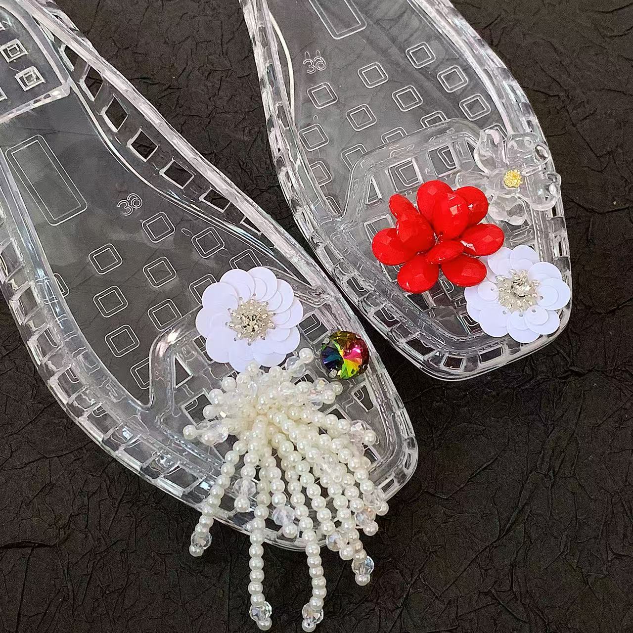 Jelly Crystal Shoes for Women, - Florist Supplies avaliação e preço