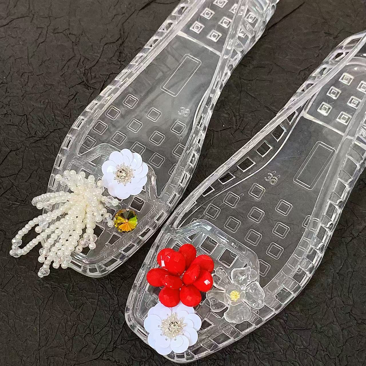 Jelly Crystal Shoes for Women, - Florist Supplies avaliação e preço