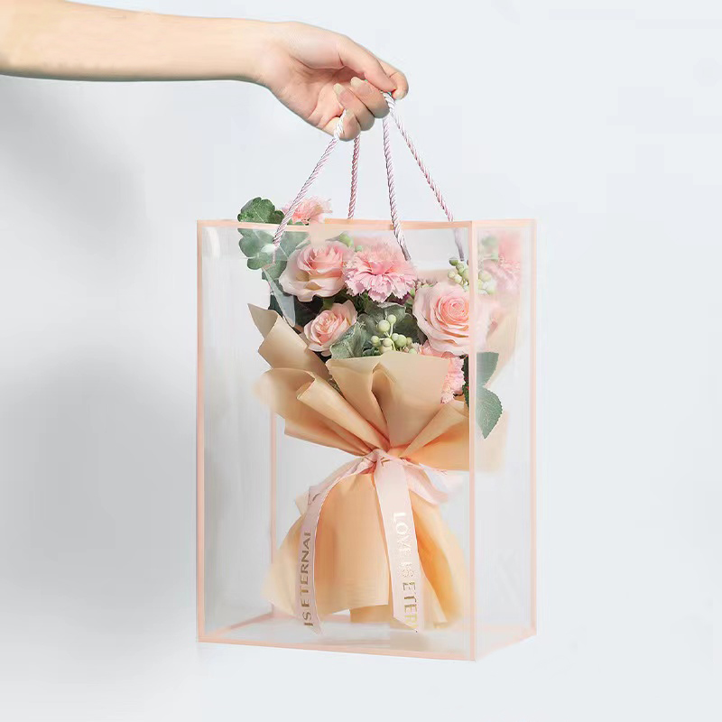 Transparent Tote Bag Flower Bo - Longs Florist Supply avaliação e preço