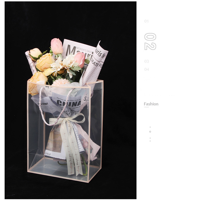 Transparent Tote Bag Flower Bo - Longs Florist Supply avaliação e preço