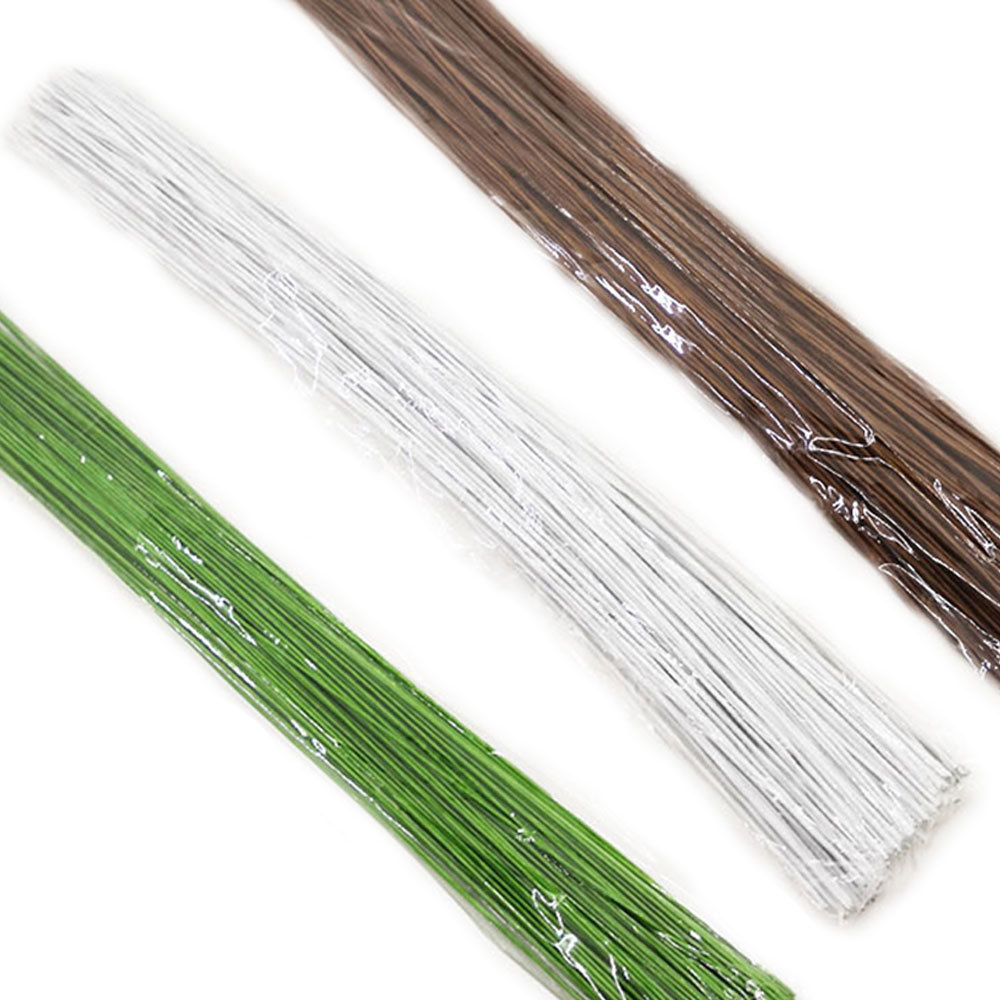 50pcs/lot 26# 0.45mm Floral St - Wire Stem Florist avaliação e preço