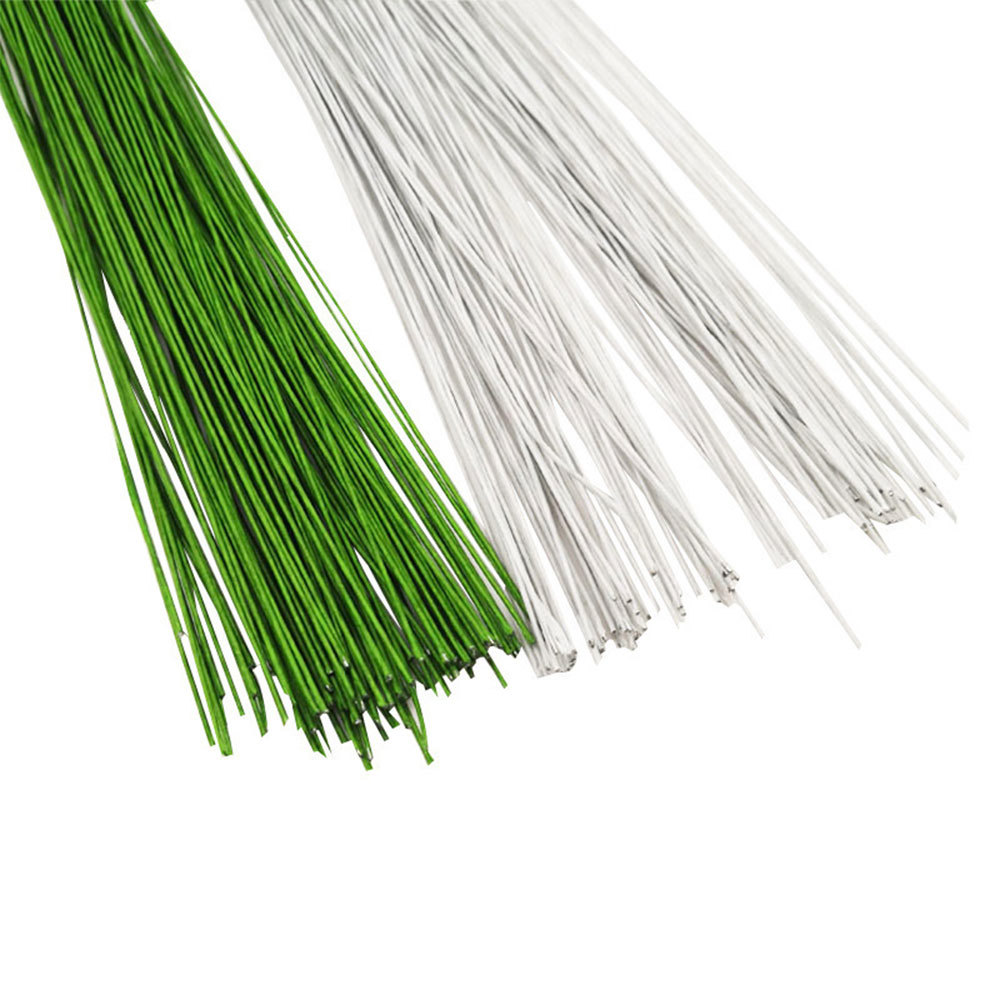 50pcs/lot 26# 0.45mm Floral St - Wire Stem Florist avaliação e preço