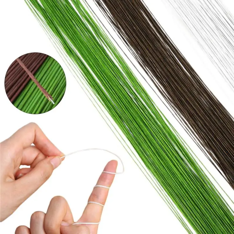 22/20 Gauge LightGreen Floral  - Wire Stem Florist avaliação e preço