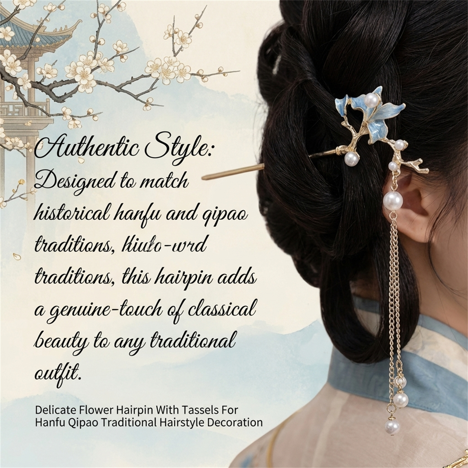 New Chinese Style Antique Hair - Florist Supplies avaliação e preço