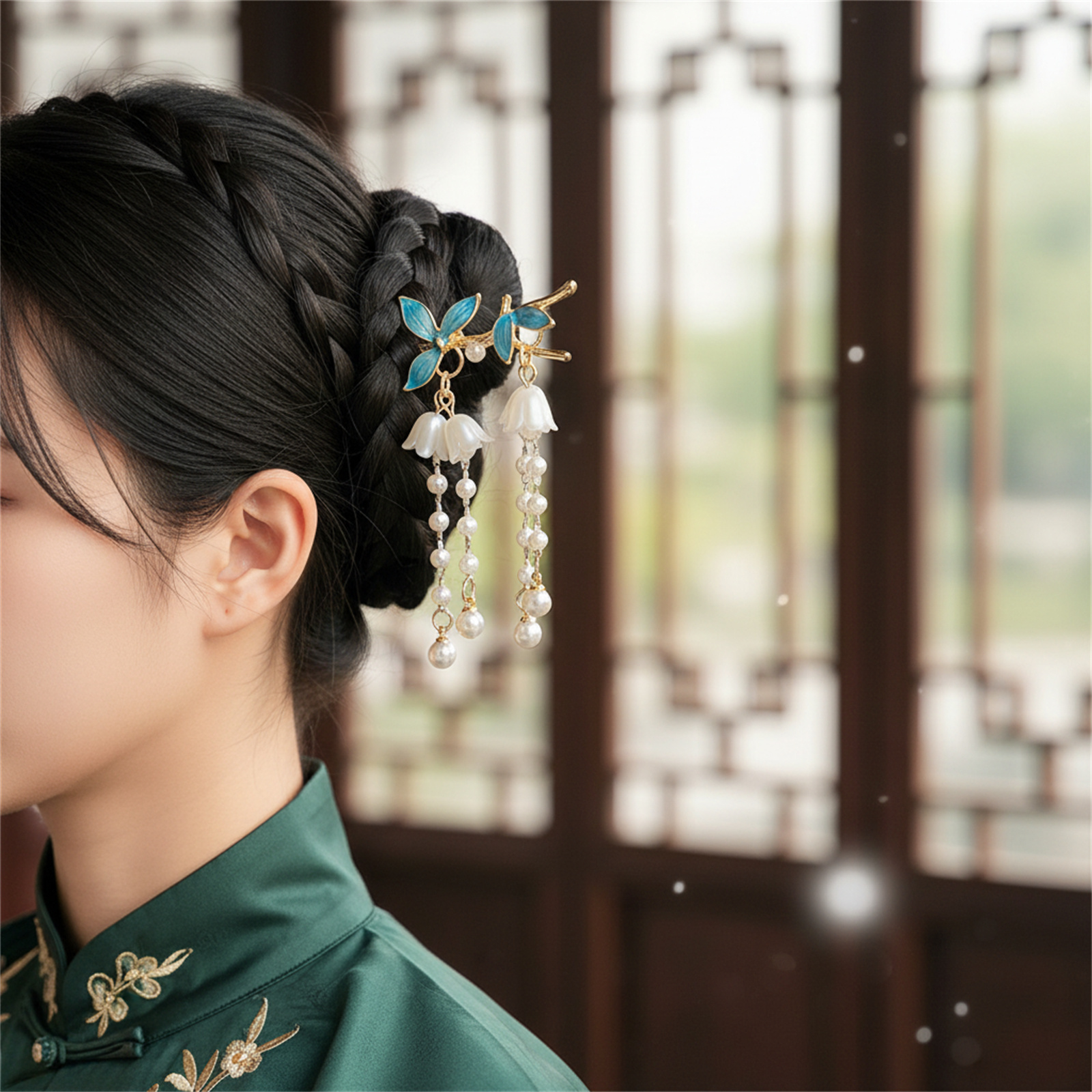 New Chinese Style Antique Hair - Florist Supplies avaliação e preço