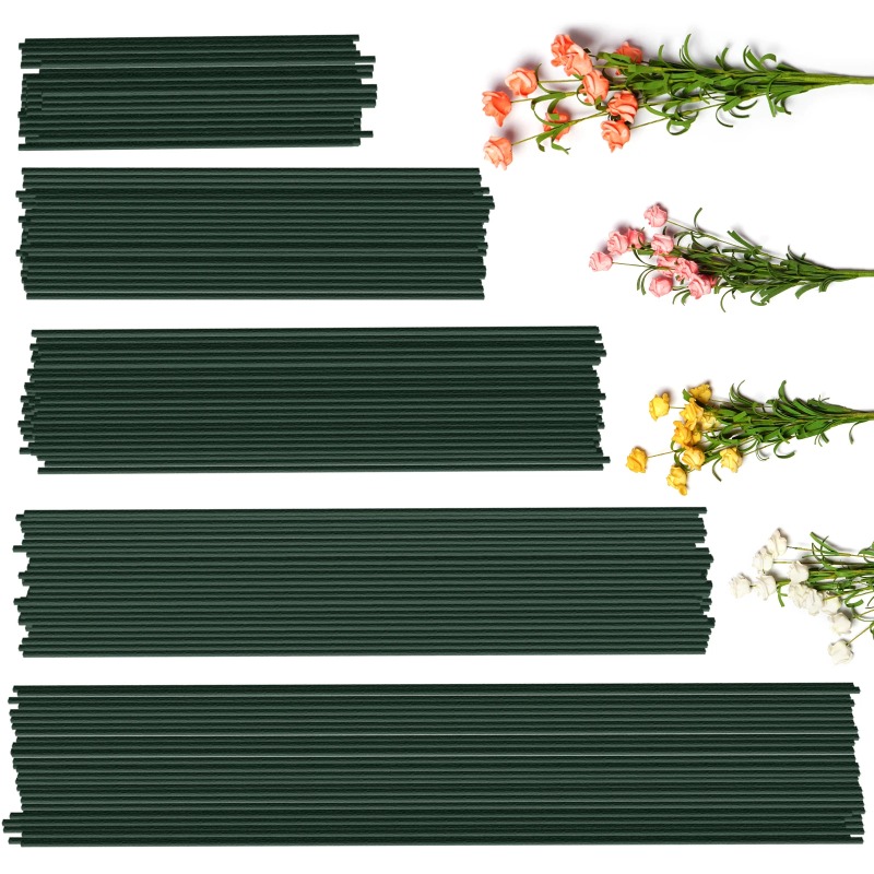 Coated Wire Stem Floral Rod So - Wire Stem Florist avaliação e preço