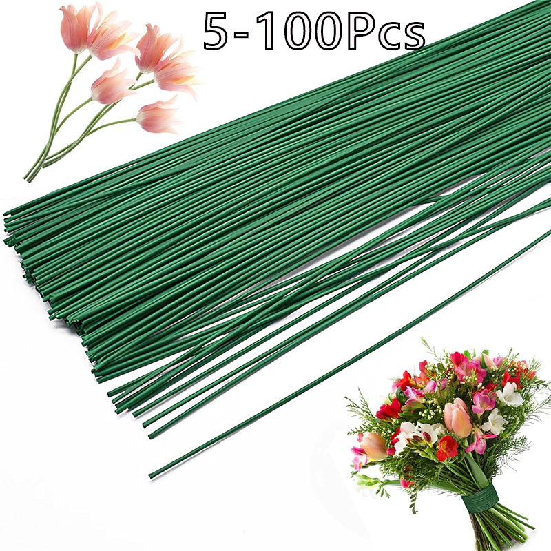 5-100Pcs Mini Green Floral Wir - Wire Stem Florist avaliação e preço