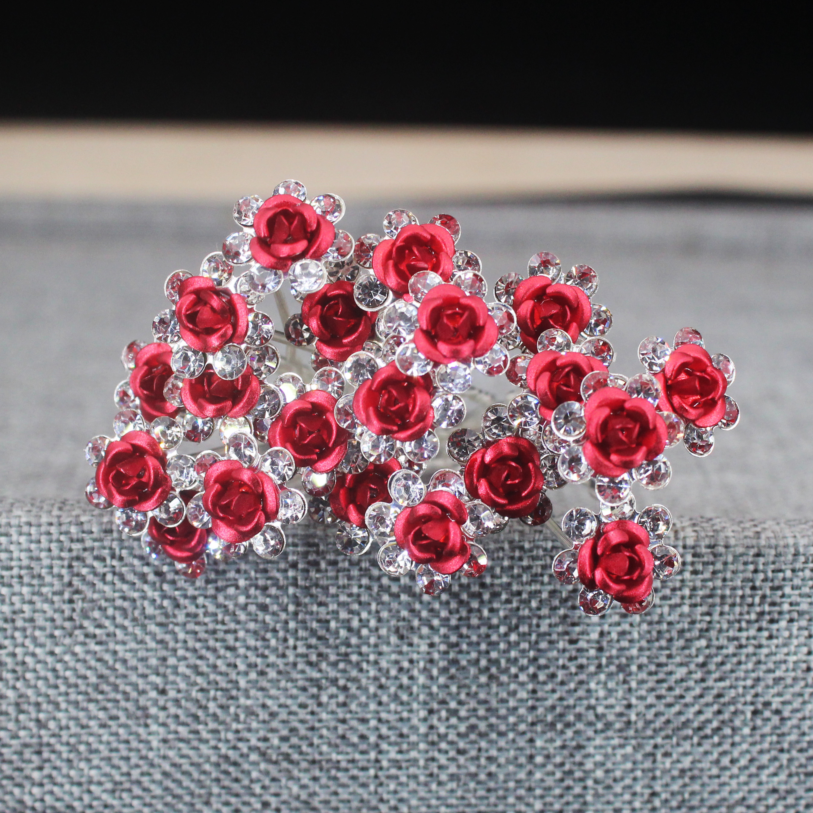 20PCS Rose Flower Rhinestone H - Florist Supplies avaliação e preço