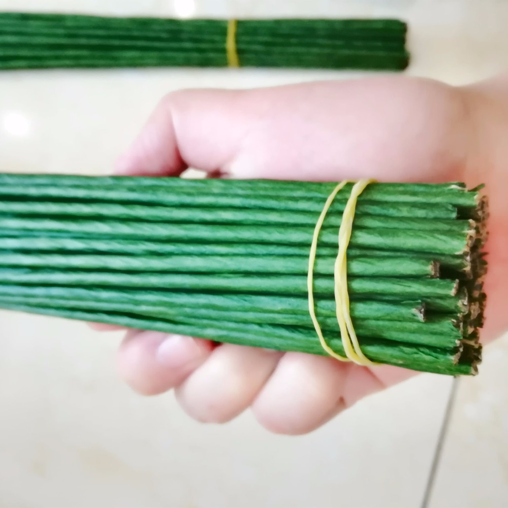 1mm 2/3/4/5mm 40/60cm Dark Gre - Wire Stem Florist avaliação e preço