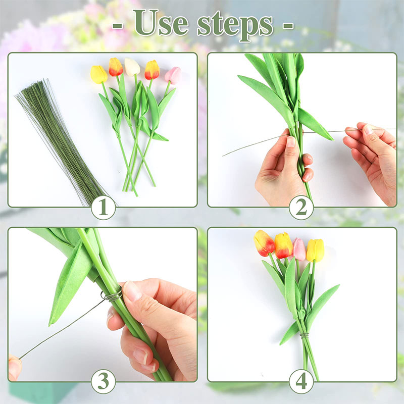 100Pcs Floral Wire High Qualit - Wire Stem Florist avaliação e preço